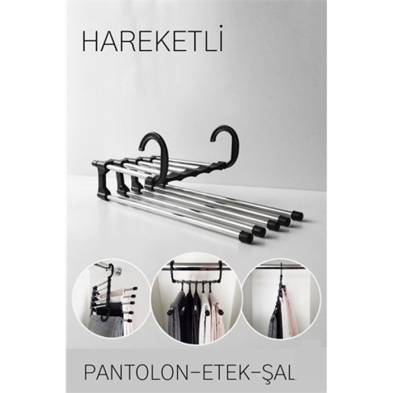 ModaCar 8 ADET Pantolon Askısı Etek Şal Havlu 716063 ModaCar 8 ADET Pantolon Askısı Etek Şal Havlu 716063