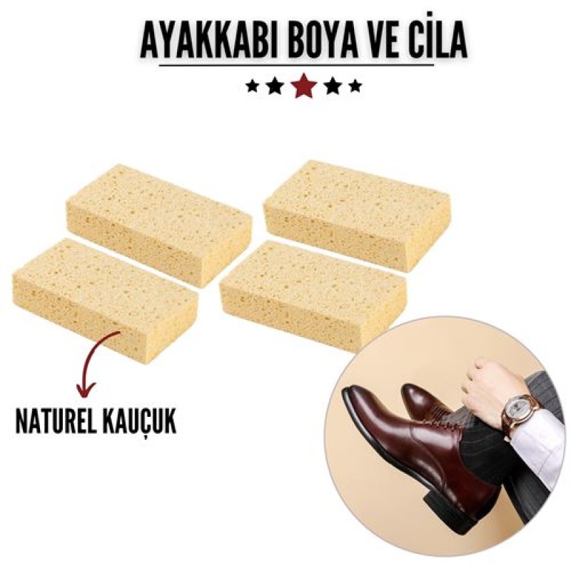 ModaCar 4 ADET 4 Adet Ayakkabı Boya ve Cila Uygulama Süngeri 711866