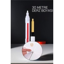 ModaCar BEYAZ Derz Boyası 30 Metre 