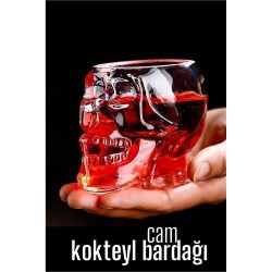 ModaCar Kokteyl Bardağı Kurukafa Cam 