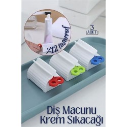ModaCar Diş Macunu Krem Sıkacağı 3 lü Set Tuppo Design 
