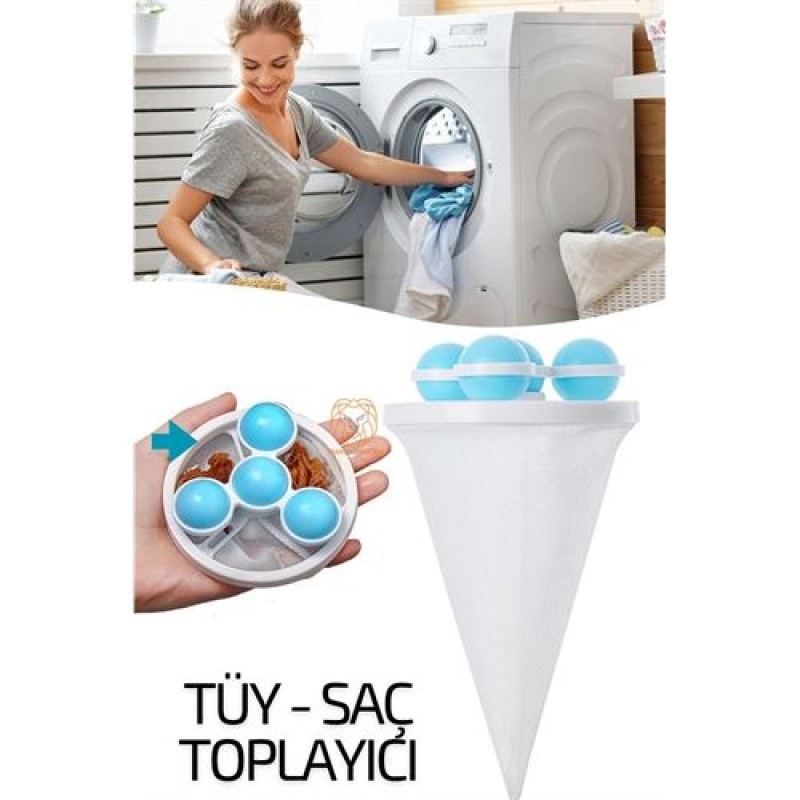 ModaCar Çamaşır Makinesi Saç ve Tüy Toplayıcı 
