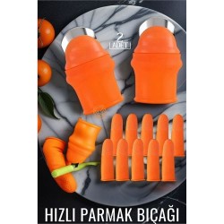 ModaCar Hızlı Parmak Bıçağı Başparmak Sebze Kesici 2 li set 