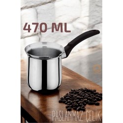 ModaCar Paslanmaz Çelik Cezve 470 ml 