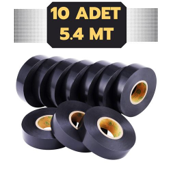 ModaCar Cinta 10 Adet Elektrik İzolasyon Bandı 