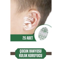 ModaCar Çocuk Banyo Kulak Koruyucu Su Geçirmez 20 Adet 