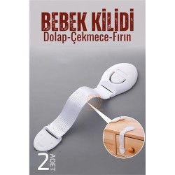 ModaCar 18 Cm Çocuk Dolap ve Çekmece Kilidi 2 Adet 