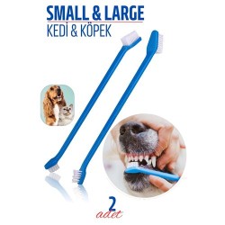 ModaCar Köpek Ve Kedi Diş Fırçası Küçük Büyük Uçlar 2 ADET 