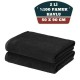 ModaCar 2'li Mikrofiber El Yüz Spor Havlusu 50x90 Siyah ModaCar 2'li Mikrofiber El Yüz Spor Havlusu 50x90 Siyah