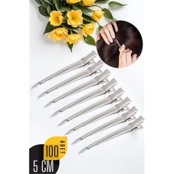 ModaCar Saç Klipsi Metal Toka 100 Adet Absolute Design	 