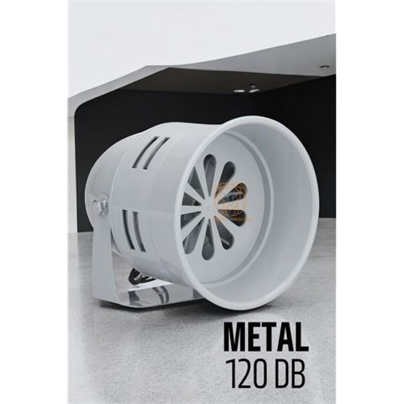 ModaCar Motorlu Dönerli Metal Siren 200 db İtfaiye Tipi ModaCar Motorlu Dönerli Metal Siren 200 db İtfaiye Tipi