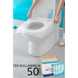 ModaCar Klozet Kapağı Kılıfı Hijyenik Tek Kullanımlık 50 ADET 