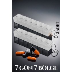 ModaCar İlaç Takip Kutusu 7 Gün 7 Bölme Fauget Design 