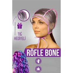 ModaCar Röfle Bonesi Tığlı Saç Boya Bonesi 