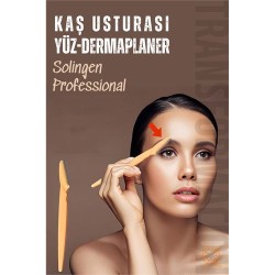 ModaCar Kaş Şekillendirici Kaş Dermaplaner Yüz Usturası Solingen Professional 	
