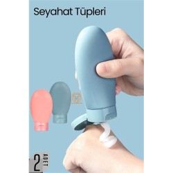 ModaCar Doldurulabilir Krem Şampuan Tüpü 2 ADET 
