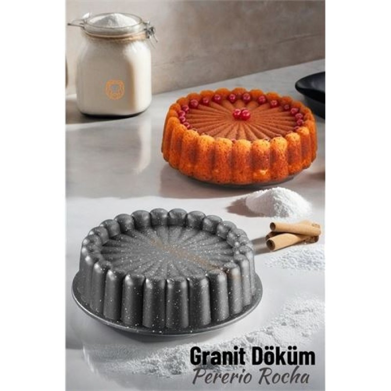 ModaCar 4 ADET Tart Kalıbı Granit Döküm P.Rocha Design 719979 ModaCar 4 ADET Tart Kalıbı Granit Döküm P.Rocha Design 719979