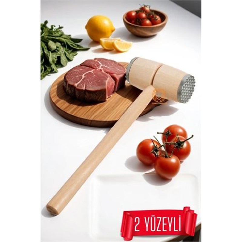 ModaCar 4 ADET Pratik Et Tokmağı Ahşap Sap Lieteswe 720610