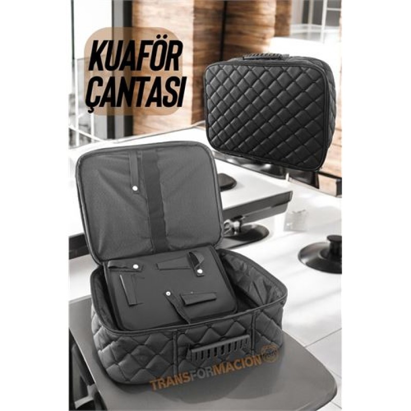 ModaCar Kuaför Çantası Kapitone Deri Berber Çantası ModaCar Kuaför Çantası Kapitone Deri Berber Çantası