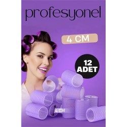 ModaCar 4 Cm Bigudi Saç Bigudisi Profesyonel 12 ADET 