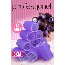 ModaCar 3 Cm Bigudi Saç Bigudisi Profesyonel 12 ADET 