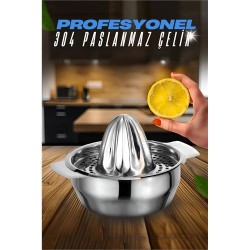 ModaCar Limon Sıkacağı 304 Paslanmaz Çelik Meyve Sıkacağı  Profesyonel  