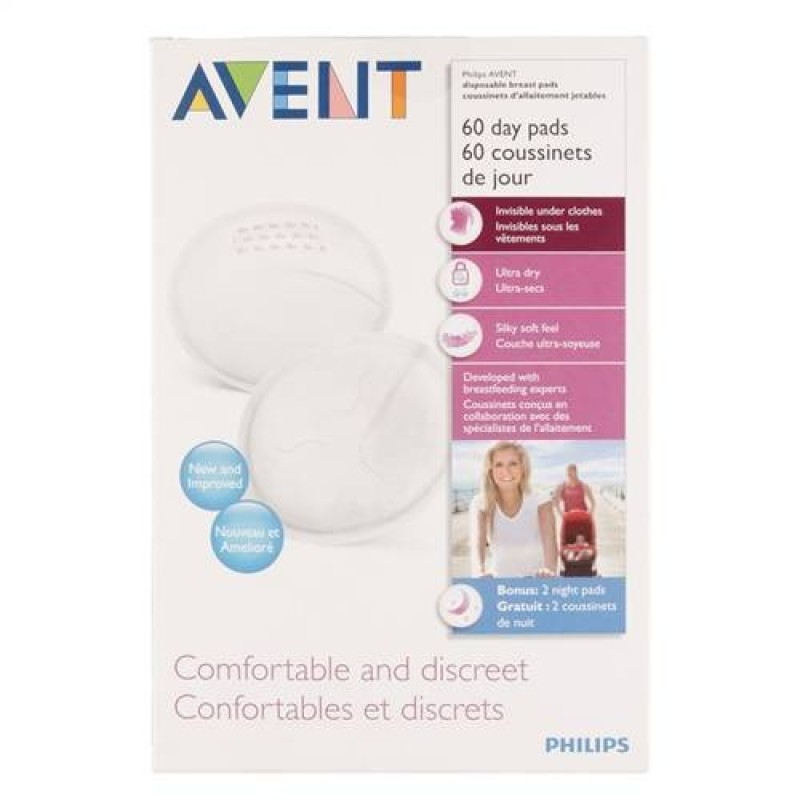 Avent Tek kullanımlık Göğüs Pedi 60'lı Avent Tek kullanımlık Göğüs Pedi 60lı