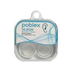 Poblex Antialerjik Silikon 2'li Kulak Tıkacı