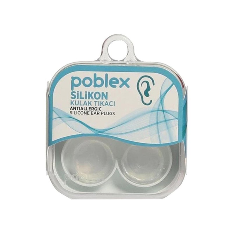 Poblex Antialerjik Silikon 2'li Kulak Tıkacı Poblex Antialerjik Silikon 2'li Kulak Tıkacı