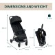 Chicco Glee Bebek Arabası - Uneven Siyah Chicco Glee Bebek Arabası - Uneven Siyah