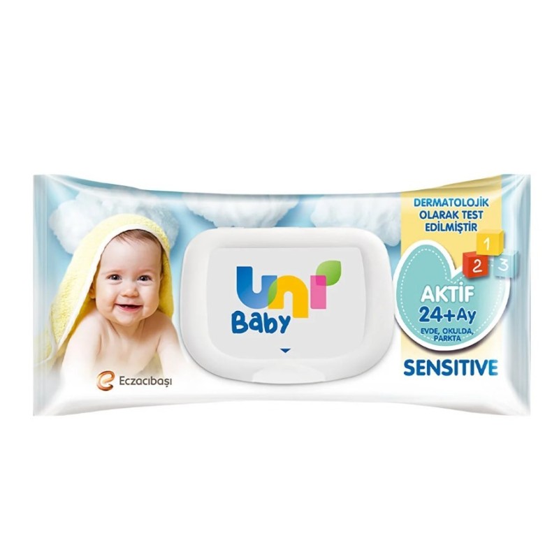 Uni Baby Aktif Sensitive Bebek Islak Mendil 24+ Ay 52 Adet Uni Baby Aktif Sensitive Bebek Islak Mendil 24+ Ay 52 Adet