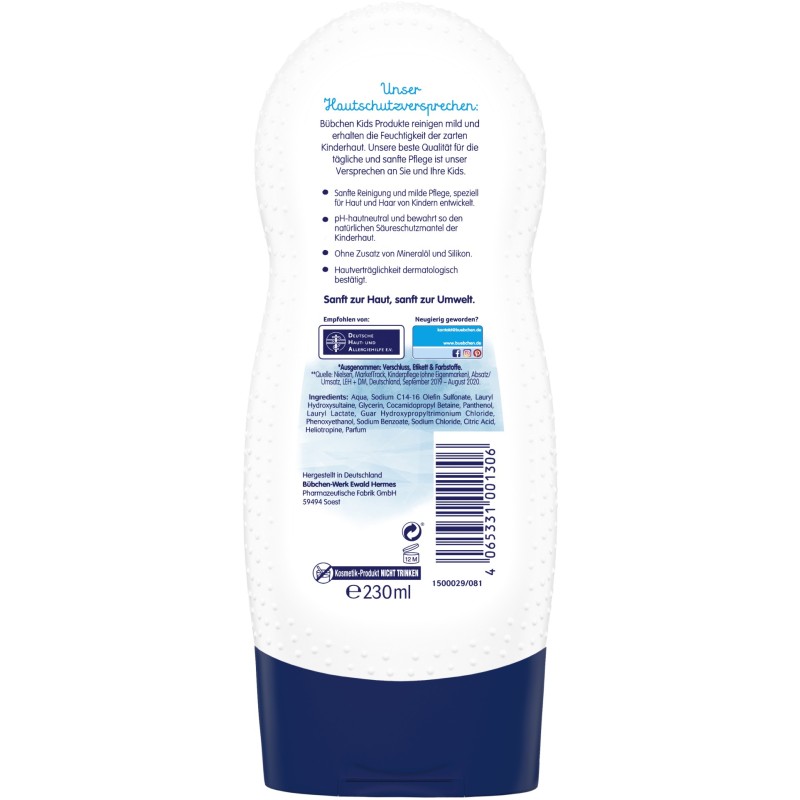 Bübchen Çocuk Şampuan&Duş Jeli 2 in 1 Soft Darling 230 ml Bübchen Çocuk Şampuan&Duş Jeli 2 in 1 Soft Darling 230 ml