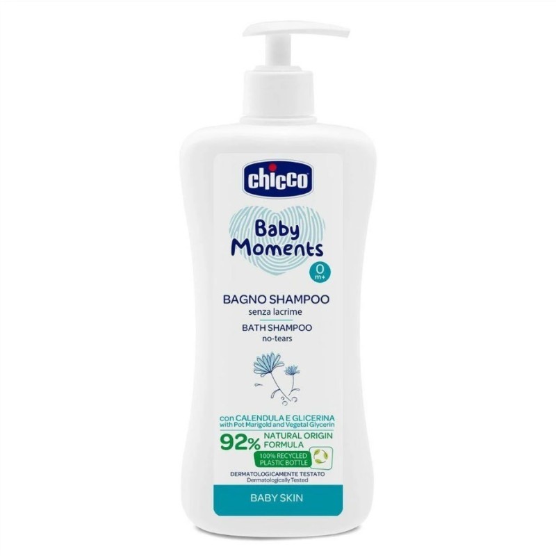 Chicco Baby Moments Göz Yakmayan Yenidoğan Saç ve Vücut Şampuanı 500 ml Chicco Baby Moments Göz Yakmayan Yenidoğan Saç ve Vücut Şampuanı 500 ml