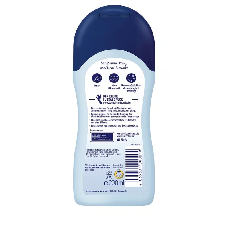 Bübchen Yenidoğan Sensitive Bebek Yağı 200 ml Bübchen Yenidoğan Sensitive Bebek Yağı 200 ml