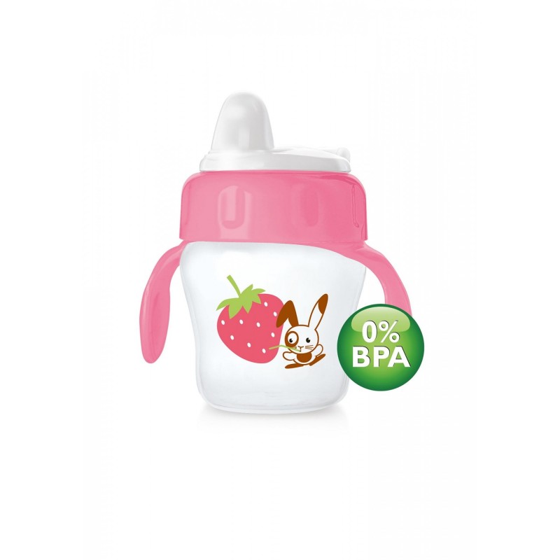 Avent Desenli Magic Damlatmaz Bardak 200 ml Yumuşak Uçlu - Pembe Avent Desenli Magic Damlatmaz Bardak 200 ml Yumuşak Uçlu - Pembe