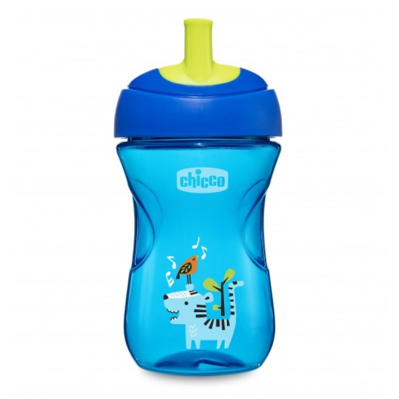 Chicco Pipetli Eğitim Bardağı 12+ Erkek Chicco Pipetli Eğitim Bardağı 12+ Erkek
