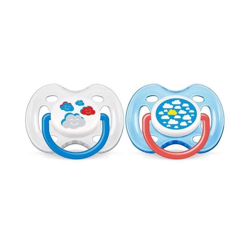 Avent 0% BPA Yalanci Emzik 0-6 ay Desenli 2'li Avent 0% BPA Yalanci Emzik 0-6 ay Desenli 2li