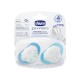 Chicco Physio Silikon Emzik 4m+ 2'li - Mavi Chicco Physio Silikon Emzik 4m+ 2li - Mavi