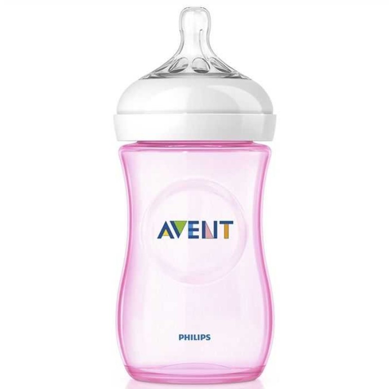 Avent Natural PP Biberon 260 ml - Pembe 8710103875970 Avent Natural PP Biberon 260 ml - Pembe 8710103875970