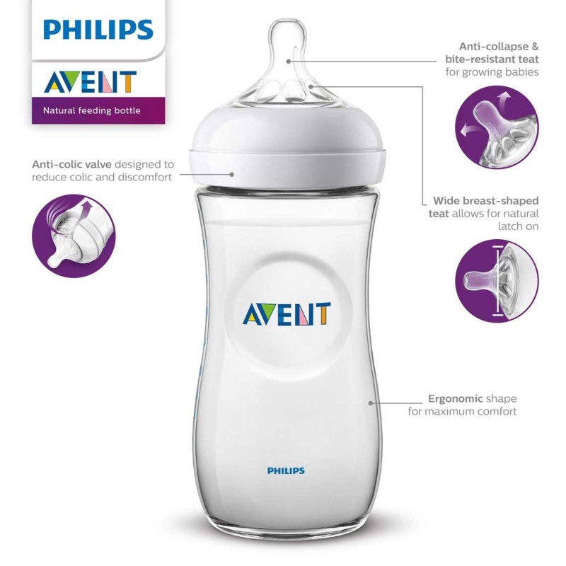 Avent Natural PP Biberon 330ml Avent Natural PP Biberon 330ml