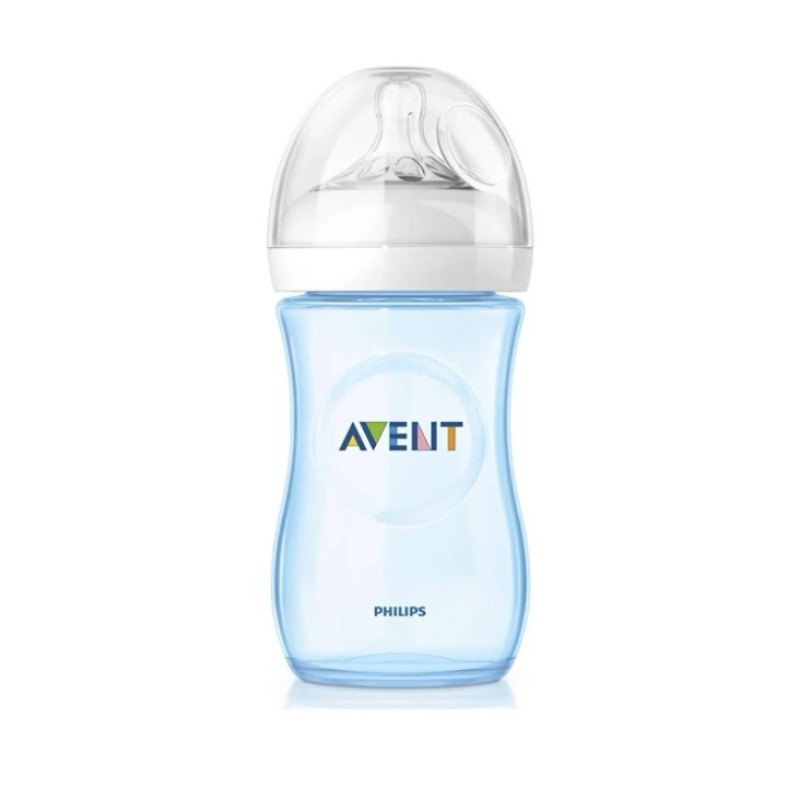 Avent Natural PP Biberon 260 ml - Mavi Avent Natural PP Biberon 260 ml - Mavi