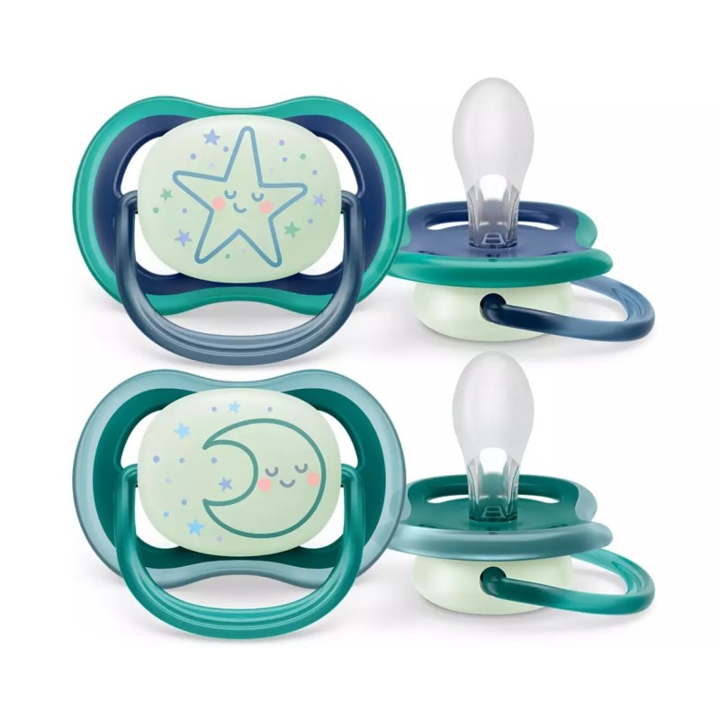 Philips Avent Ultra Air Night Karanlıkta Parlar Gece Emziği 6-18 ay Erkek SCF376/13 Philips Avent Ultra Air Night Karanlıkta Parlar Gece Emziği 6-18 ay Erkek SCF376/13