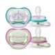 Philips Avent Ultra Air Night Karanlıkta Parlar Gece Emziği 0-6 ay Kız SCF376/19 Philips Avent Ultra Air Night Karanlıkta Parlar Gece Emziği 0-6 ay Kız SCF376/19