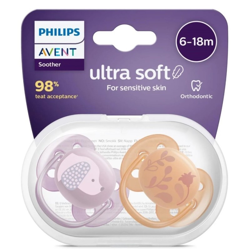 Philips Avent Ultra Soft Yumuşak 2li Emzik 6-18 Ay - SCF091/18 Philips Avent Ultra Soft Yumuşak 2li Emzik 6-18 Ay - SCF091/18