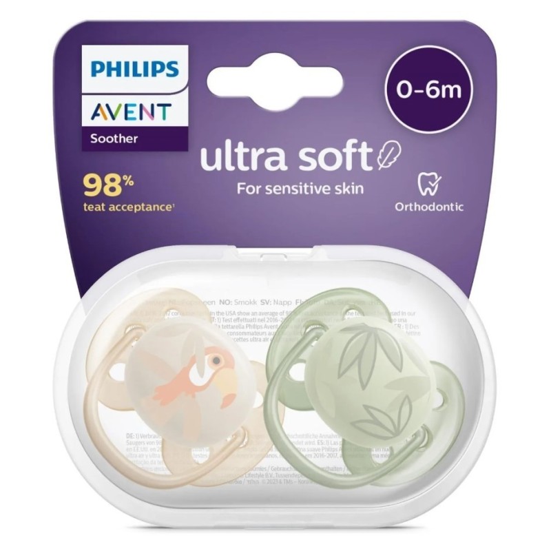 Philips Avent Ultra Soft Yumuşak 2li Emzik 0-6 Ay - SCF091/07 Philips Avent Ultra Soft Yumuşak 2li Emzik 0-6 Ay - SCF091/07