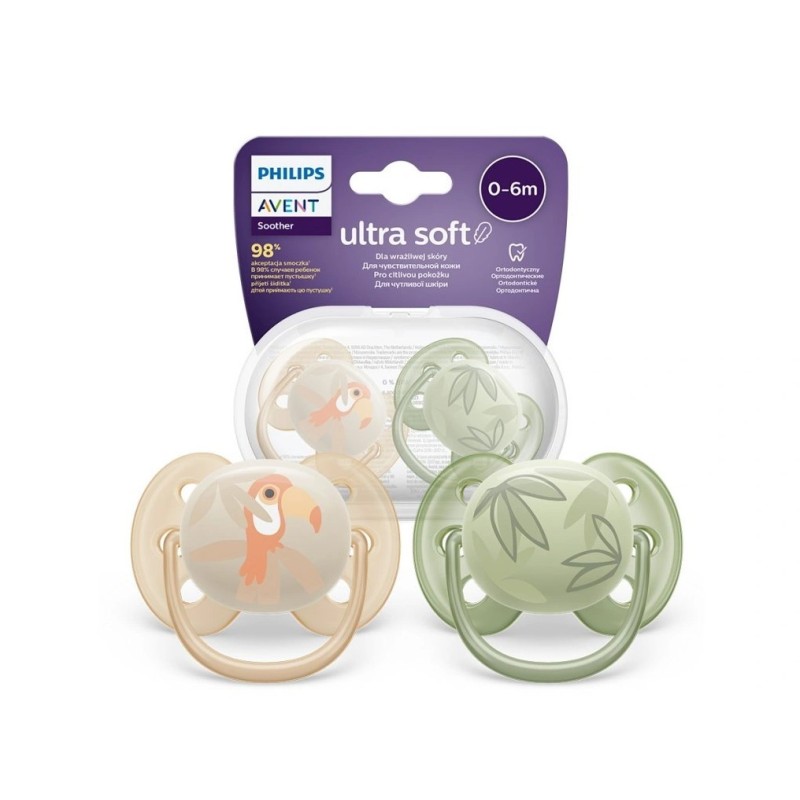 Philips Avent Ultra Soft Yumuşak 2li Emzik 0-6 Ay - SCF091/07 Philips Avent Ultra Soft Yumuşak 2li Emzik 0-6 Ay - SCF091/07