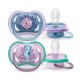 Philips Avent Ultra Air Emzik 6-18 Ay 2li Kız SCF085/61 Philips Avent Ultra Air Emzik 6-18 Ay 2li Kız SCF085/61