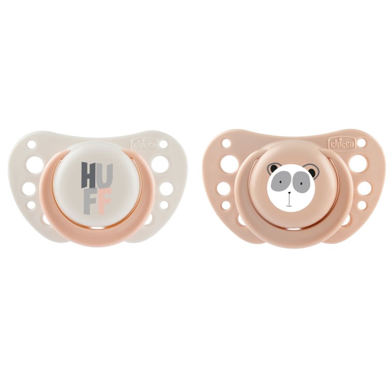 Chicco PhysioForma Air 2'li Silikon Emzik 2-6 Ay Kız Chicco PhysioForma Air 2li Silikon Emzik 2-6 Ay Kız