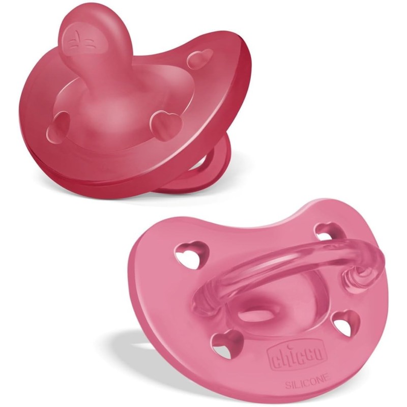 Chicco PhysioForma Soft 2'li Silikon Emzik 16-36 Ay Kız Chicco PhysioForma Soft 2li Silikon Emzik 16-36 Ay Kız