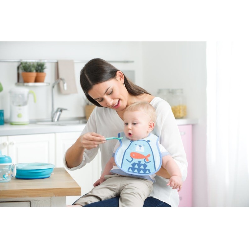 Chicco 4 Parça Beslenme Seti +6 Ay - Erkek Chicco 4 Parça Beslenme Seti +6 Ay - Erkek